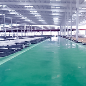 Concrete mirror surface curing floor